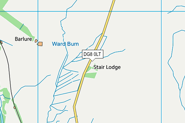 DG8 0LT map - OS VectorMap District (Ordnance Survey)