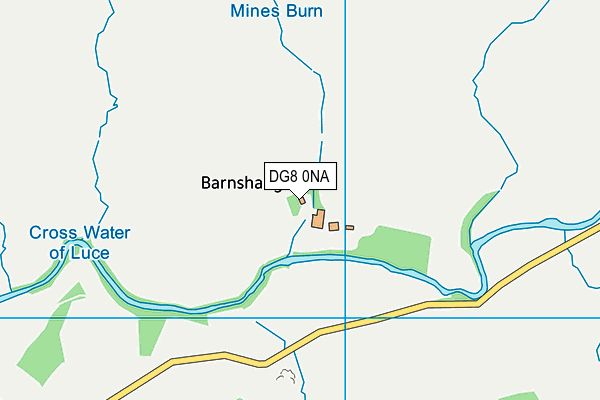 DG8 0NA map - OS VectorMap District (Ordnance Survey)