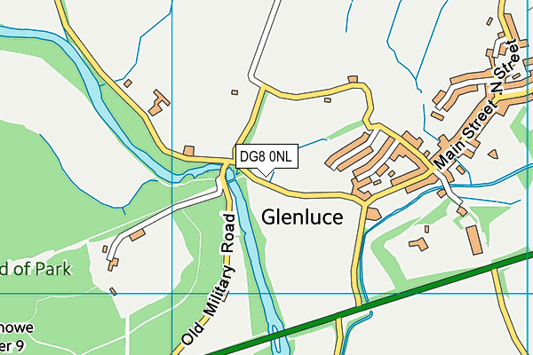 DG8 0NL map - OS VectorMap District (Ordnance Survey)