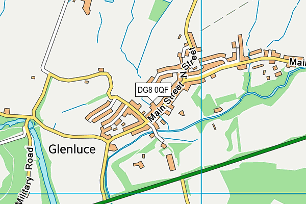 DG8 0QF map - OS VectorMap District (Ordnance Survey)