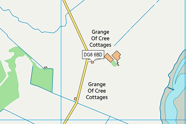 DG8 6BD map - OS VectorMap District (Ordnance Survey)