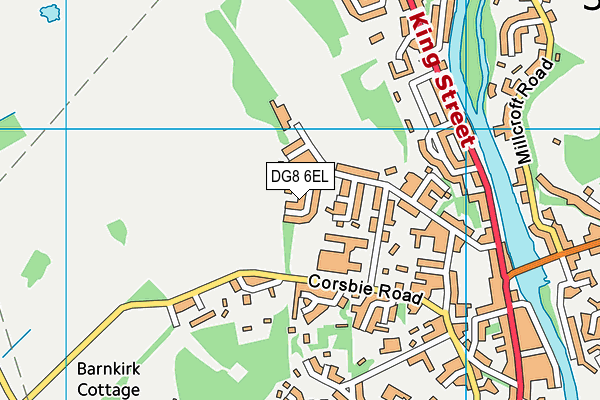 DG8 6EL map - OS VectorMap District (Ordnance Survey)