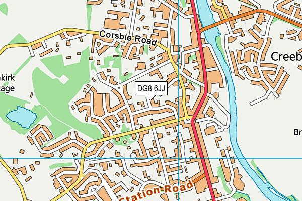 DG8 6JJ map - OS VectorMap District (Ordnance Survey)