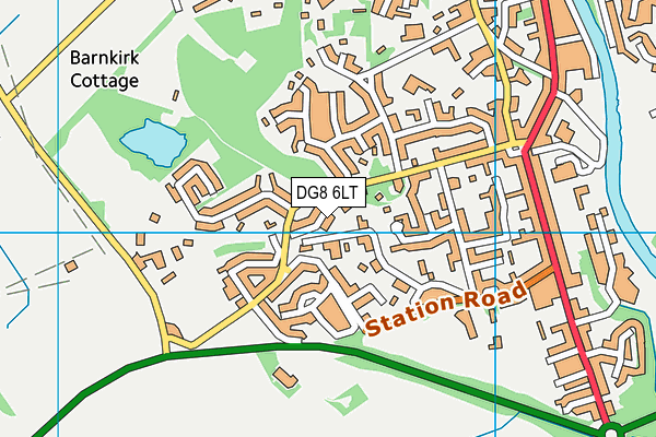 DG8 6LT map - OS VectorMap District (Ordnance Survey)