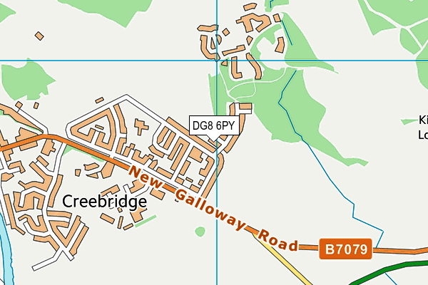 DG8 6PY map - OS VectorMap District (Ordnance Survey)