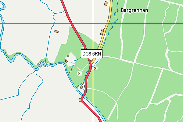 DG8 6RN map - OS VectorMap District (Ordnance Survey)