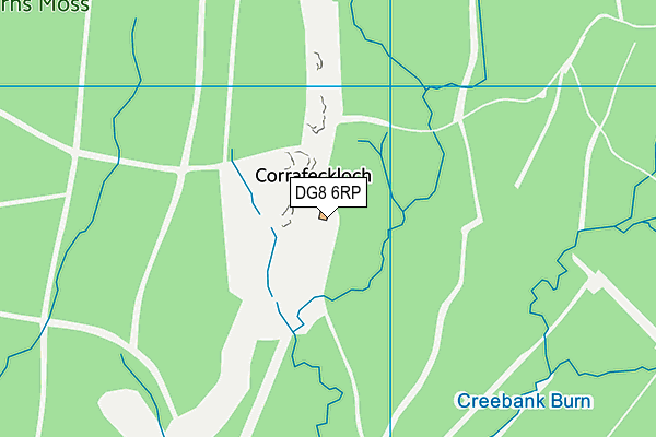 DG8 6RP map - OS VectorMap District (Ordnance Survey)