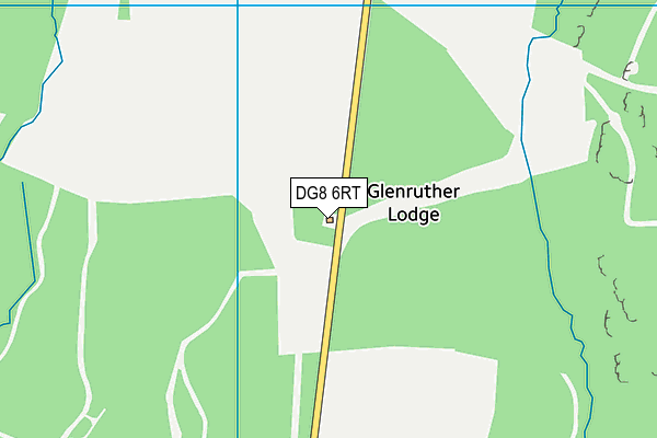 DG8 6RT map - OS VectorMap District (Ordnance Survey)