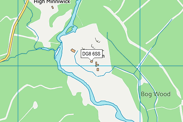 DG8 6SS map - OS VectorMap District (Ordnance Survey)