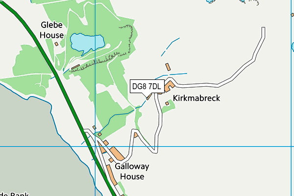 DG8 7DL map - OS VectorMap District (Ordnance Survey)