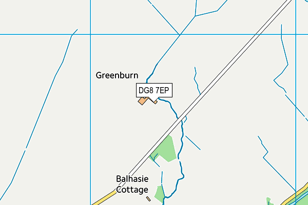 DG8 7EP map - OS VectorMap District (Ordnance Survey)