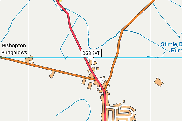DG8 8AT map - OS VectorMap District (Ordnance Survey)
