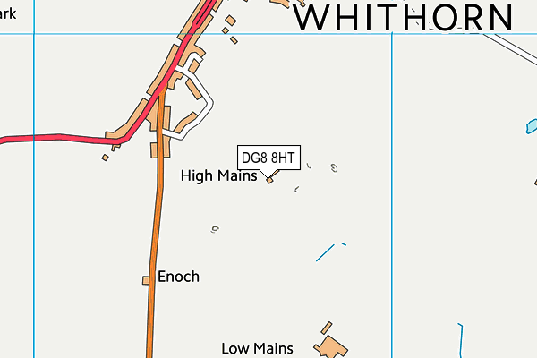 DG8 8HT map - OS VectorMap District (Ordnance Survey)