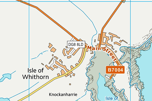 DG8 8LD map - OS VectorMap District (Ordnance Survey)