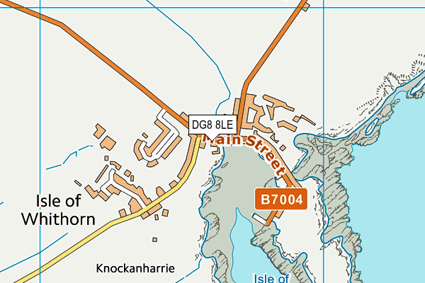 DG8 8LE map - OS VectorMap District (Ordnance Survey)