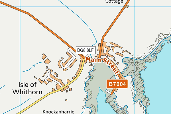 DG8 8LF map - OS VectorMap District (Ordnance Survey)