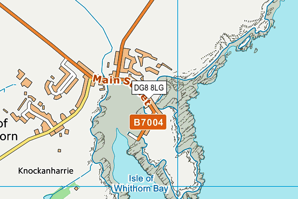 DG8 8LG map - OS VectorMap District (Ordnance Survey)