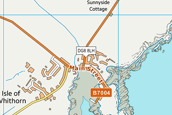 DG8 8LH map - OS VectorMap District (Ordnance Survey)