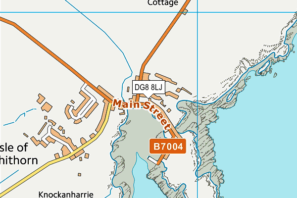 DG8 8LJ map - OS VectorMap District (Ordnance Survey)
