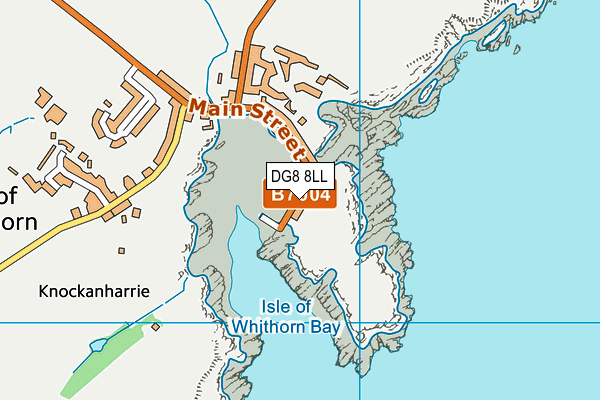 DG8 8LL map - OS VectorMap District (Ordnance Survey)