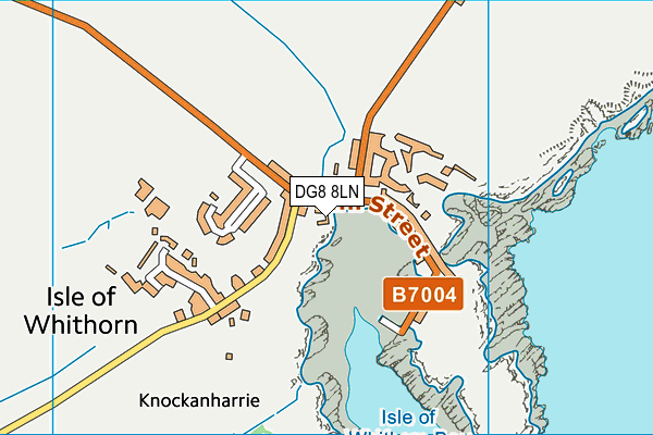 DG8 8LN map - OS VectorMap District (Ordnance Survey)