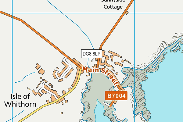 DG8 8LP map - OS VectorMap District (Ordnance Survey)