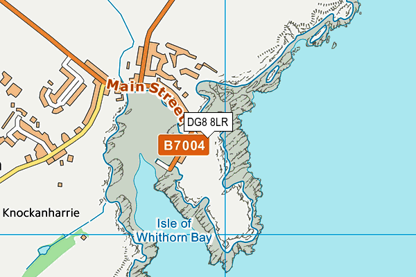 DG8 8LR map - OS VectorMap District (Ordnance Survey)