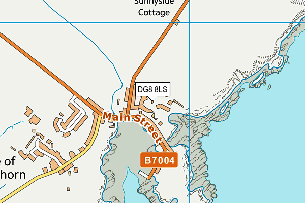 DG8 8LS map - OS VectorMap District (Ordnance Survey)