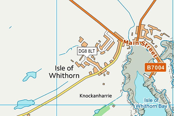 DG8 8LT map - OS VectorMap District (Ordnance Survey)