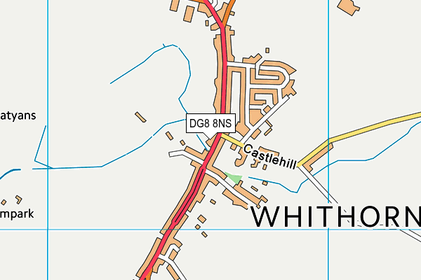 DG8 8NS map - OS VectorMap District (Ordnance Survey)
