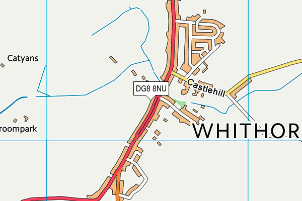 DG8 8NU map - OS VectorMap District (Ordnance Survey)
