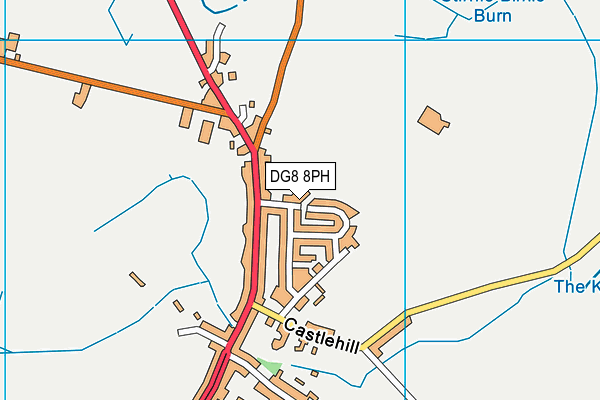 DG8 8PH map - OS VectorMap District (Ordnance Survey)
