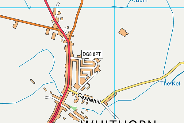 DG8 8PT map - OS VectorMap District (Ordnance Survey)