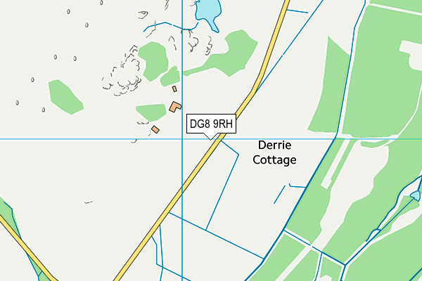 DG8 9RH map - OS VectorMap District (Ordnance Survey)