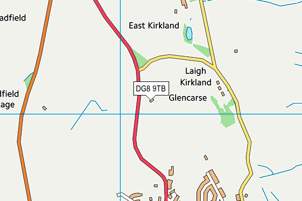 DG8 9TB map - OS VectorMap District (Ordnance Survey)