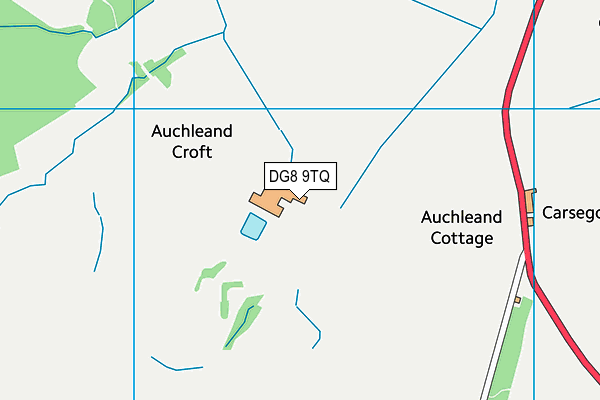 DG8 9TQ map - OS VectorMap District (Ordnance Survey)