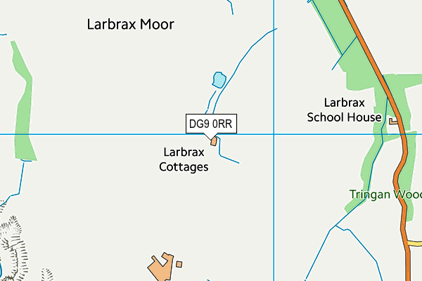 DG9 0RR map - OS VectorMap District (Ordnance Survey)