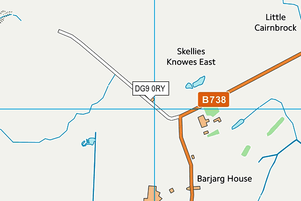 DG9 0RY map - OS VectorMap District (Ordnance Survey)