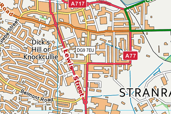 DG9 7EU map - OS VectorMap District (Ordnance Survey)
