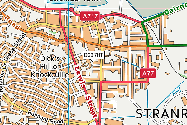 DG9 7HT map - OS VectorMap District (Ordnance Survey)