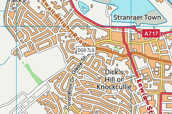 DG9 7LS map - OS VectorMap District (Ordnance Survey)