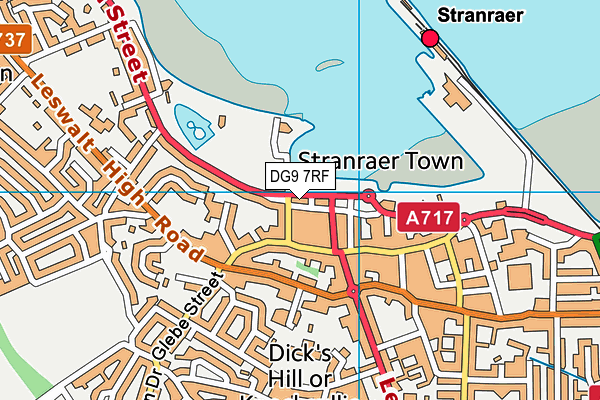 Map of SOUTH WEST LETTINGS (STRANRAER) LIMITED at district scale