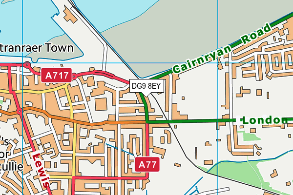 DG9 8EY map - OS VectorMap District (Ordnance Survey)