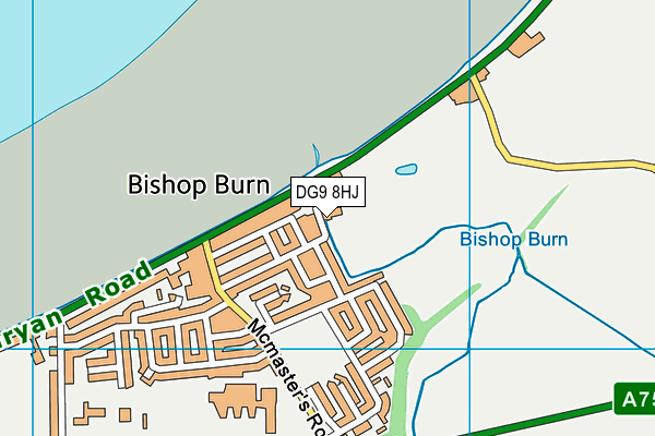 DG9 8HJ map - OS VectorMap District (Ordnance Survey)