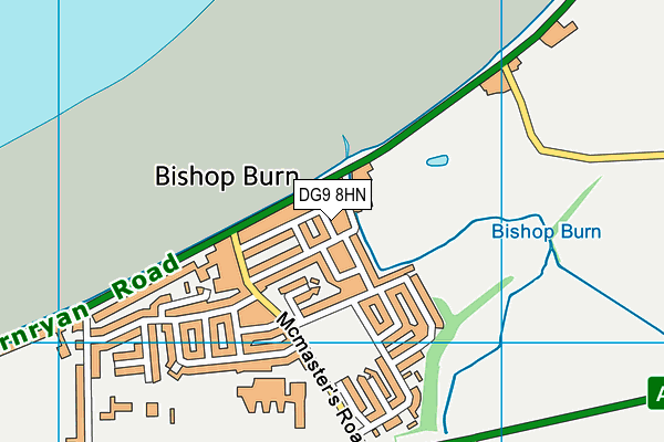 DG9 8HN map - OS VectorMap District (Ordnance Survey)