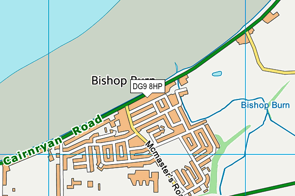 DG9 8HP map - OS VectorMap District (Ordnance Survey)