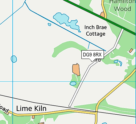 DG9 8RX map - OS VectorMap District (Ordnance Survey)