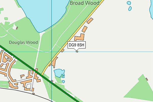 DG9 8SH map - OS VectorMap District (Ordnance Survey)