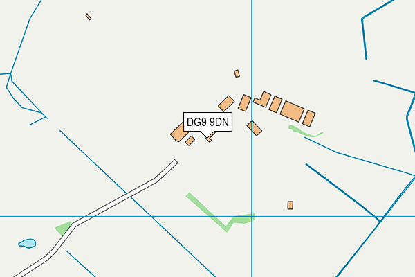 DG9 9DN map - OS VectorMap District (Ordnance Survey)