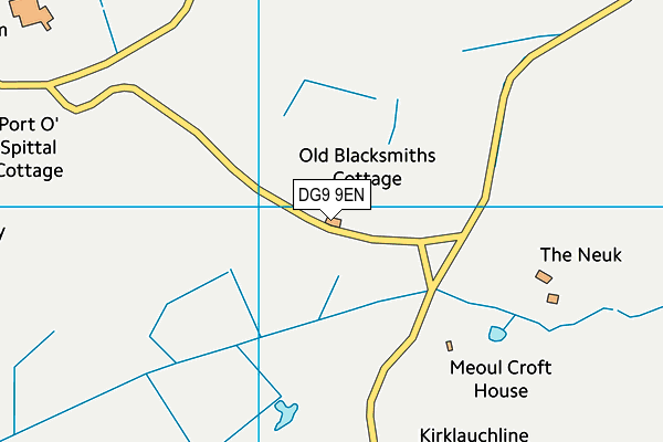 DG9 9EN map - OS VectorMap District (Ordnance Survey)